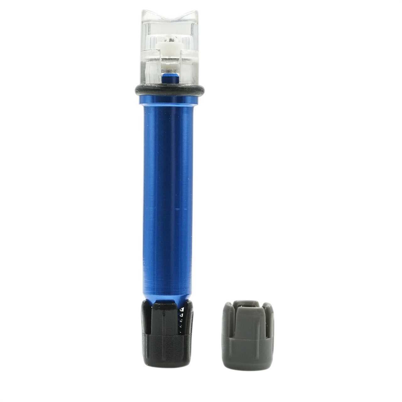 Portable CO2 arrow quiver for archery and bowhunting with easy accessory attachment.