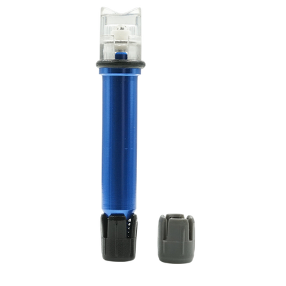 Portable CO2 arrow quiver for archery and bowhunting with easy accessory attachment.