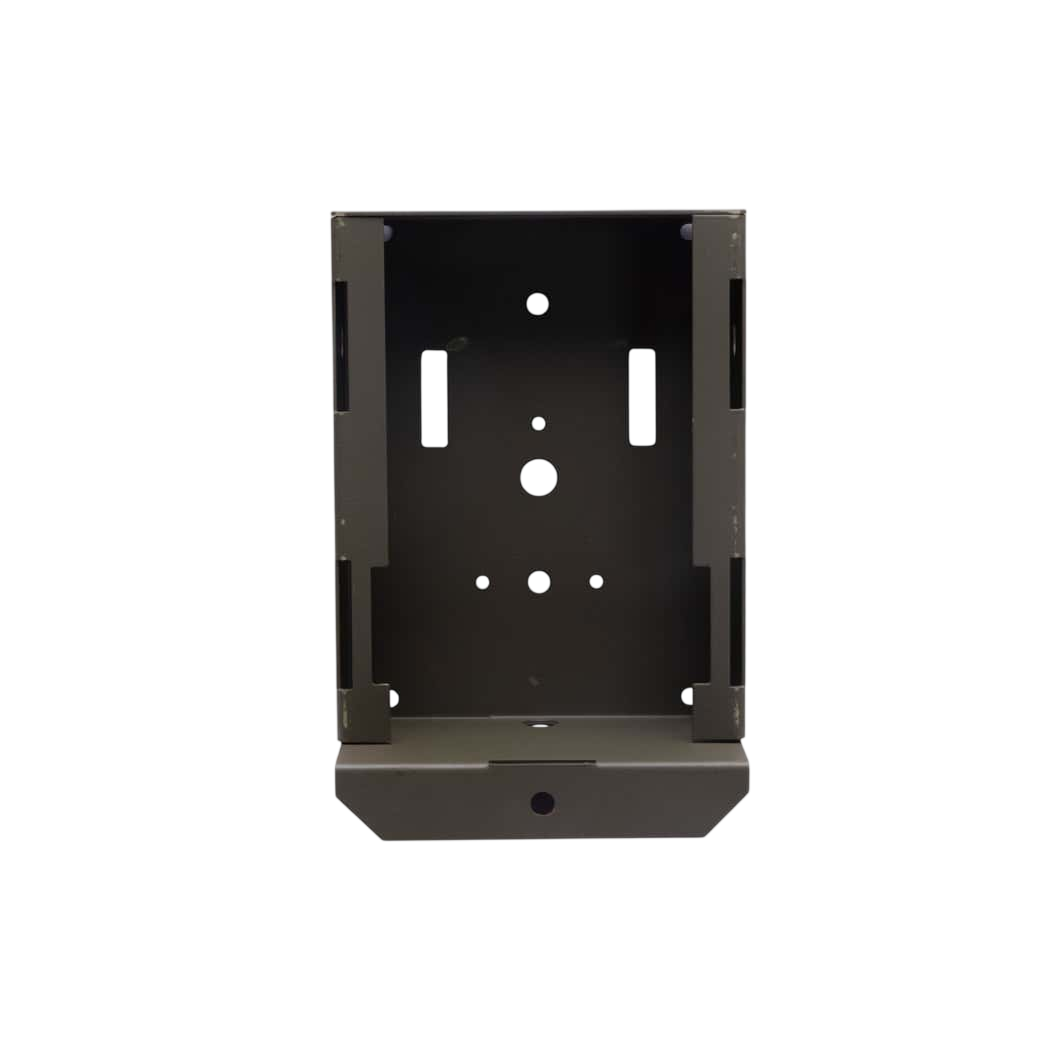 Sturdy black archery target box for safe bow and arrow storage and transport.