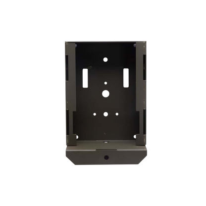 Sturdy black archery target box for safe bow and arrow storage and transport.