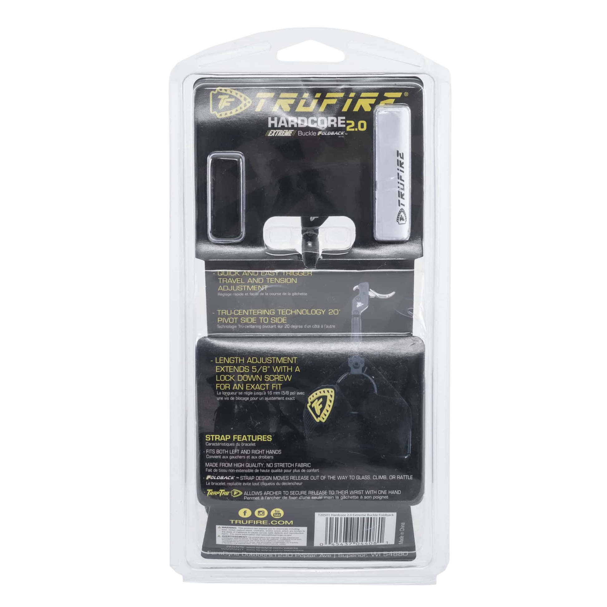 Heavy-duty archery bow release buckle with adjustable straps for bowhunting.