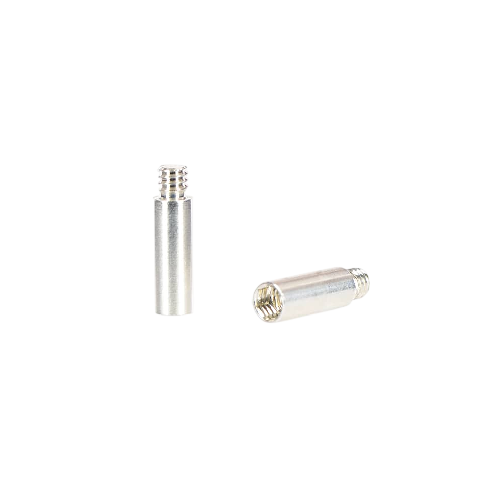 Precision arrow vanes mounting pins for archery equipment.