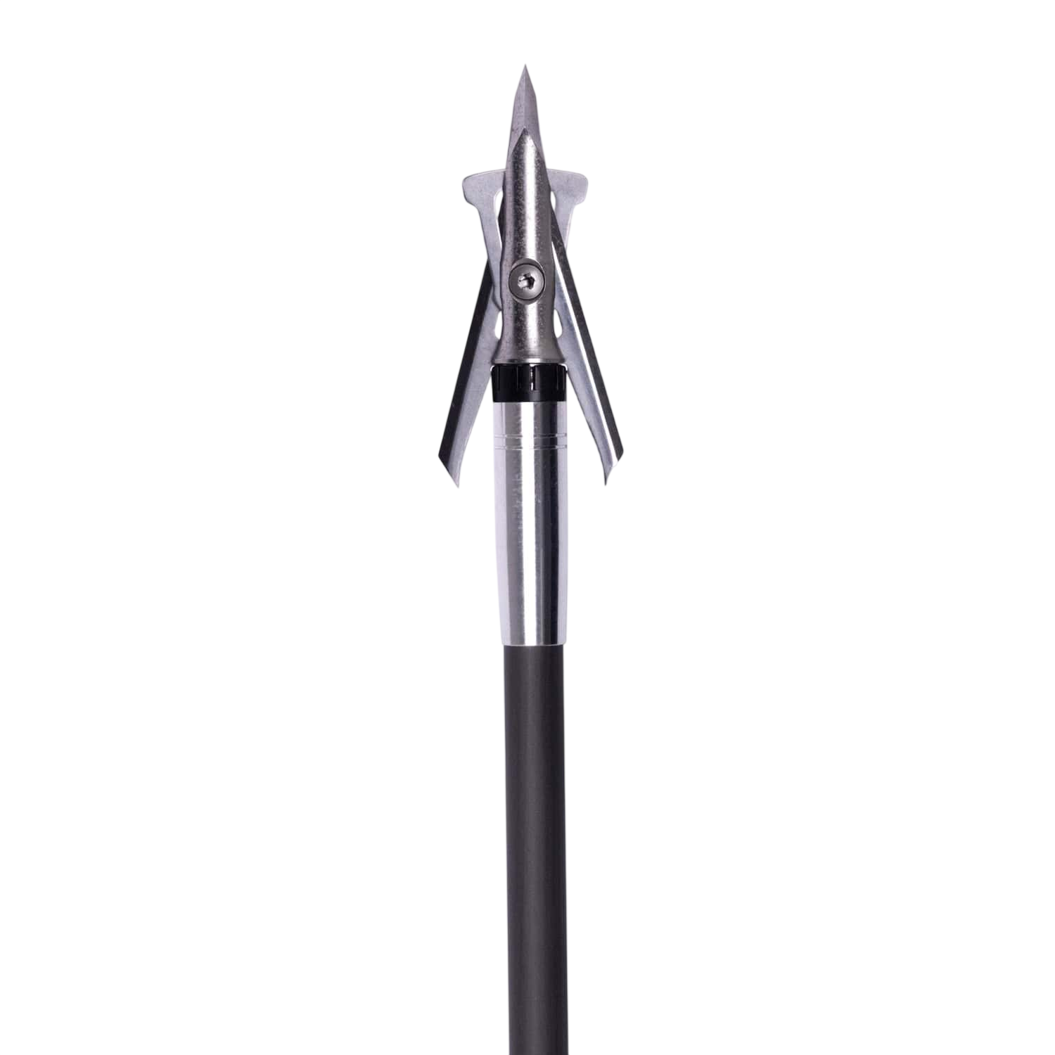 High-quality arrow tip with broadheads for hunting and archery accuracy.