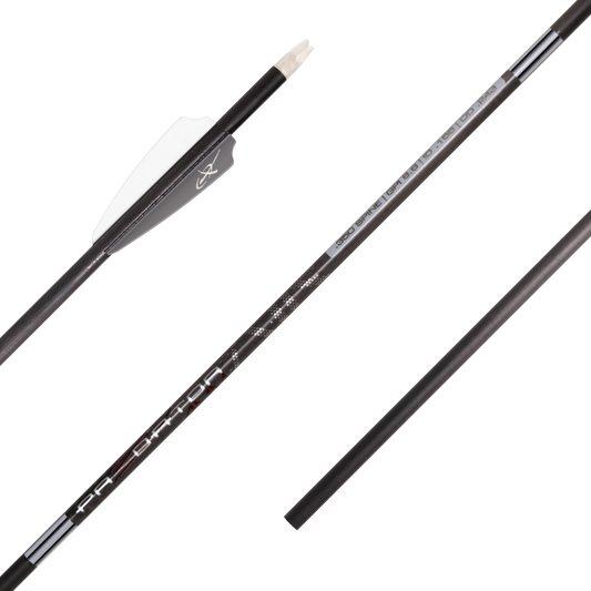 Carbon Express Predator AIR 4mm Fletched Carbon Hunting Arrows (6-Pack)