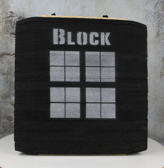 BLOCK Backyard Range Dual-Sided Layered Foam Archery Target (34x14x34)