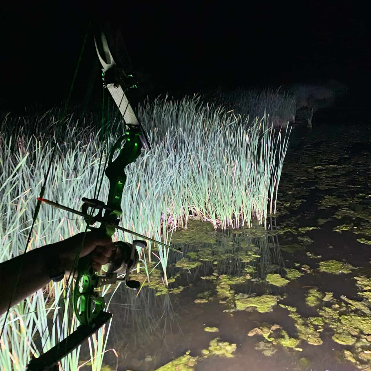 Boondock's Best Bowfishing fixed rests for Muzzy Bowfishing bows