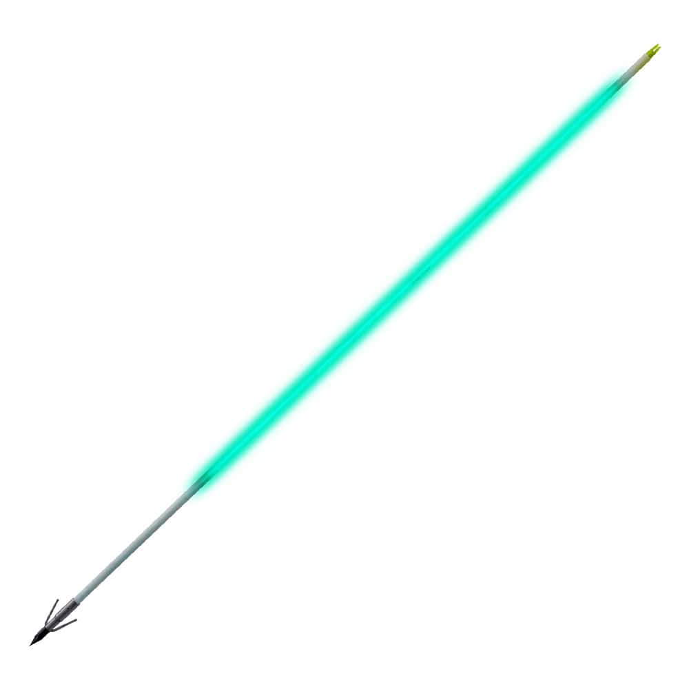 Muzzy Bowfishing Arrow Iron 2-Blade w/ Chartreuse Arrow 1034